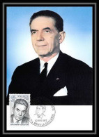 3024/ Carte Maximum (card) France N°1825 Edmond Michelet Edition Empire Fdc 1974 Ancien Ministre - 1970-1979