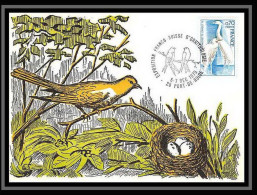 3007/ Carte Maximum (card) France N°1820 Aigrette Garzette Oiseaux (birds) Edition Pont De Roire 1975 - Ooievaars