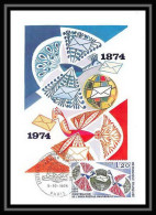 2998/ Carte Maximum (card) France N°1917 Centenaire De L'upu Union Postale Universelle Edition Cef 1974 Fdc - 1970-1979