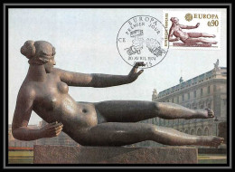 2938/ Carte Maximum (card) France N°1789 Europa 1974 Sculptures L'Age D'Airain De Rodin Edition Cef - 1970-1979