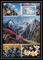 2933/ Carte Maximum (card) France N°1788 Club Alpin Français Fleur Edelweiss Edtion Lumicap1974 Fdc  - Other & Unclassified