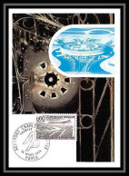 2928/ Carte Maximum (card) France N°1787 Aéroport Charles De Gaulle Concorde Edtion Cef 1974 Fdc  - 1970-1979