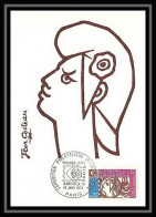 2916/ Carte Maximum (card) France N°1783 Arphila 75 Paris Edtion Pac 1974 Fdc Cocteau  - 1970-1979