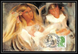 4271/ Carte Postale France N°2424 Liberté Delacroix Congrès Philatelique Beaugency Signé Signed 1987 - Cachets Commémoratifs