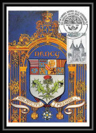 4193 Carte Maximum Card France N°2419 Congrès Fédération Sociétés Philatéliques Nancy Chateau édition Cef Fdc 1986  - Castles