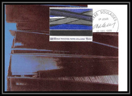 4224/ Carte Maximum (card) France N°2448 Tableau (Painting) Œuvre De Pierre Soulages édition Cef Fdc 1986 - Moderne