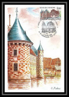 4162/ Carte Maximum Card France N°2403 Manoir Normand St-Germain De Livet Chateau Castle édition Cef Fdc 1986 - Châteaux