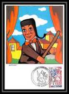 3988/ Carte Maximum (card) France N°2235 Marionnettes à Tige, Fils Et Gaine Fdc Edition Empire 1982  - 1980-1989