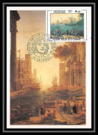 3970/ Carte Maximum (card) France N°2211 Tableau (Painting) Embarquement à Ostic De Claude Gellée Fdc Edition Cef 1982  - 1980-1989