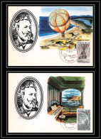 3993/ Carte Maximum (card) France N°2247/2248 Croix Rouge (red Cross) 1982 Jules Verne Fdc Edition Cef 1982 Nantes - Writers