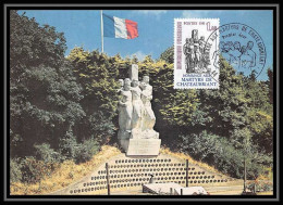 3939/ Carte Maximum (card) France N°2177 Martyrs De Château-briand Fdc Edition Combier 1981  - 1980-1989
