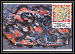 3918/ Carte Maximum (card) France N°2169 Tableau (Painting) Alléluia D'Alfred Manessier Fdc Edition Cef 1981  - Moderne