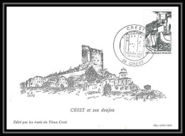 3905/ Carte Maximum (card) France N°2163 Crest (drome) Fdc Edition Amis Du Vieux Crest 1981  - 1980-1989
