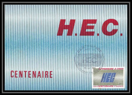 3860/ Carte Maximum (card) France N°2145 Fondation D'HEC (hautes Ecoles De Commerce) Fdc Edition Farcigny 1981  - 1980-1989