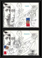 3849/ Carte Maximum (card) France N°2141/2142 Tableau (Painting) Philexfrance 82 Trémois Fdc Edition Cef 1981  - 1980-1989
