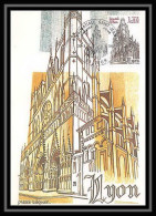 3823/ Carte Maximum (card) France N°2132 Cathédrale Saint Jean De Lyon Church Fdc Edition Cef 1981  - 1980-1989