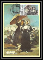 3794/ Carte Maximum (card) France N°2124 Journée Du Timbre 1981 Tableau Painting Goya Paris Edition Sociétés - 1980-1989