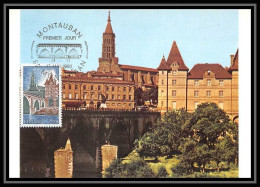 3700/ Carte Maximum (card) France N°2083 Montauban (pont Bridge) Fdc Edition Cef 1980 - 1980-1989