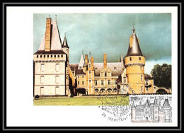 3698/ Carte Maximum (card) France N°2082 Château (castle) De Maintenon Fdc Edition Cef 1980 - 1980-1989