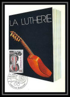3658/ Carte Maximum (card) France N°2072 La Lutherie Violon Musique Music édition Cef Fdc 1979 - 1970-1979