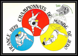 3652/ Carte Maximum (card) France N°2069 Championnats Du Monde De Judo Fdc Edition Cef 1979 - 1970-1979