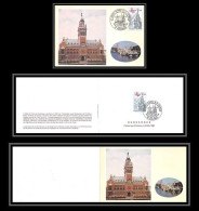 3719 Carte Maximum France 2088 Fédération Sociétés Philatéliques Dunkerque Hotel De Ville Fdc Edition Dehaene 1980 Lot - 1980-1989