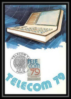 3631/ Carte Maximum (card) France N°2055 Télécommunications "TELECOM 79" Fdc Edition Cef 1979 - 1970-1979