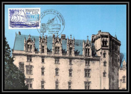 3607 Carte Maximum (card) France N°2048 Congrès Des Sociétés Philatéliques Nantes Chateau Castle Fdc Edition Empire 1979 - 1970-1979