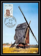 3591/ Carte Maximum (card) France N°2042 Moulin De Steenvoorde Edition Farcigny Mill Fdc 1979 - 1970-1979