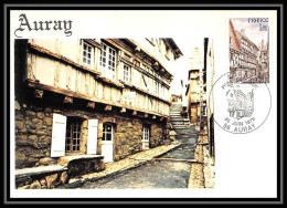 3590/ Carte Maximum (card) France N°2041 Auray (Morbihan) Vielles Maisons Fdc Edition Cef 1979 - 1970-1979