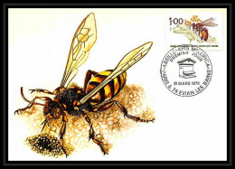 3583/ Carte Maximum France N°2039 Protection De La Nature L'abeille Insectes (insects) Bee Edition Cef Fdc 1979 - 1970-1979