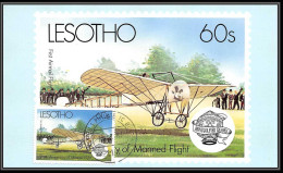 3573 Lésotho Carte Maximum (card) Avion (plane Planes Avions) 200th Anniversary Of Manned Flight Montgolfier 1983 - Flugzeuge