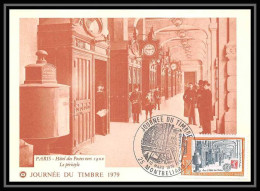 3570/ Carte Maximum (card) France N°2037 Journée Du Timbre 1979 Hôtel Des Postes De Paris Montbeliard édition Blondel - 1970-1979