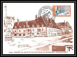 3568/ Carte Postale Postcard France N°2037 37ème Congrès Des Sociétés Philatélique Bourgogne France Comté 1979 - 1970-1979