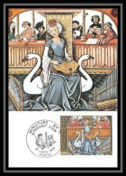 3557/ Carte Maximum (card) France N°2033 Tableau (Painting) Miniature Du XV E Siècle Sur La Musique Fdc 1979 Edition Cef - 1970-1979