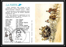 5681/ France Calendrier Daguin Machine à Obliterer Journée Du Timbre 1985 Albi - Storia Postale