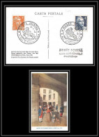 5638/ Carte Commémorative (card) France Musée Postal Arrivée Du Courrier Postal à Paris Gandon 10/1/1949  - Commemorative Postmarks