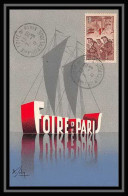 5620/ Carte Commémorative (card) France N°489 Mineurs Foire De Paris 7/9/1941  - Commemorative Postmarks