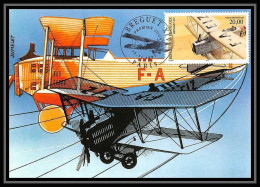 5467/ Carte Maximum (card) France Poste Aérienne (PA) N°61 Biplan Breguet XIV - 1980-1989