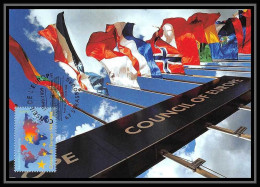 5113/ Carte Maximum (card) France N°3233 Conseil De L'Europe Carte Du Monde édition Cef Fdc 1999 - 1990-1999