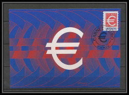 5092a/ Carte Maximum (card) France N°3215 Le Timbre Euro. Carnet. Adhésif édition Cef Fdc 1999 - 1990-1999