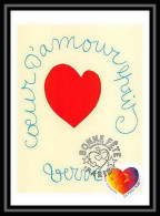 5095/ Carte Maximum (card) France N°3218 Timbres De Souhaits. Cœur Heart édition Nouvelles Images Matisse Fdc 1999 - 1990-1999