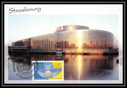 5077 Carte Maximum Card France 3206 Nouvel Hémicycle Du Parlement Européen Strasbourg édition Bateliers Fdc 1998 Europa - 1990-1999