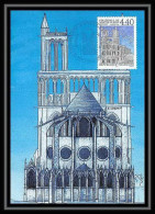 5041/ Carte Maximum (card) France N°3180 La Collégiale De Mantes-la-Jolie édition Cef Fdc 1998 Eglise Church - 1990-1999