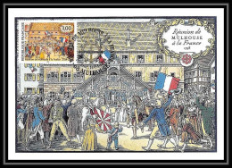 4988/ Carte Maximum (card) France N°3142 Réunion De La République De Mulhouse à La France édition Castelet Fdc 1998 - 1990-1999