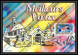 4958/ Carte Maximum (card) France N°3125 Meilleurs Vœux Du Facteur édition Cef Fdc 1997 - 1990-1999