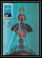 4943/ Carte Maximum (card) France N°3113 La Qualité. Motif Symbolique édition Cef Fdc 1997 - 1990-1999