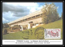 4934/ Carte Postale France N°3108 Le Corbusier Firminy Loire Maison De La Culture 1997 Architecte édition Brouard - Gedenkstempels