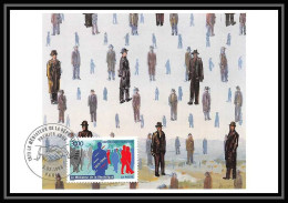 4974/ Carte Maximum France N°3134 Médiateur De La République édition Adagip Fdc 1998 Magritte Golconde - Moderne