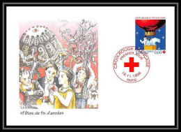 4861/ Carte Maximum (card) France N°3039 Croix Rouge (red Cross) Fêtes De Fin D'année édition Cef Fdc 1996 - 1990-1999